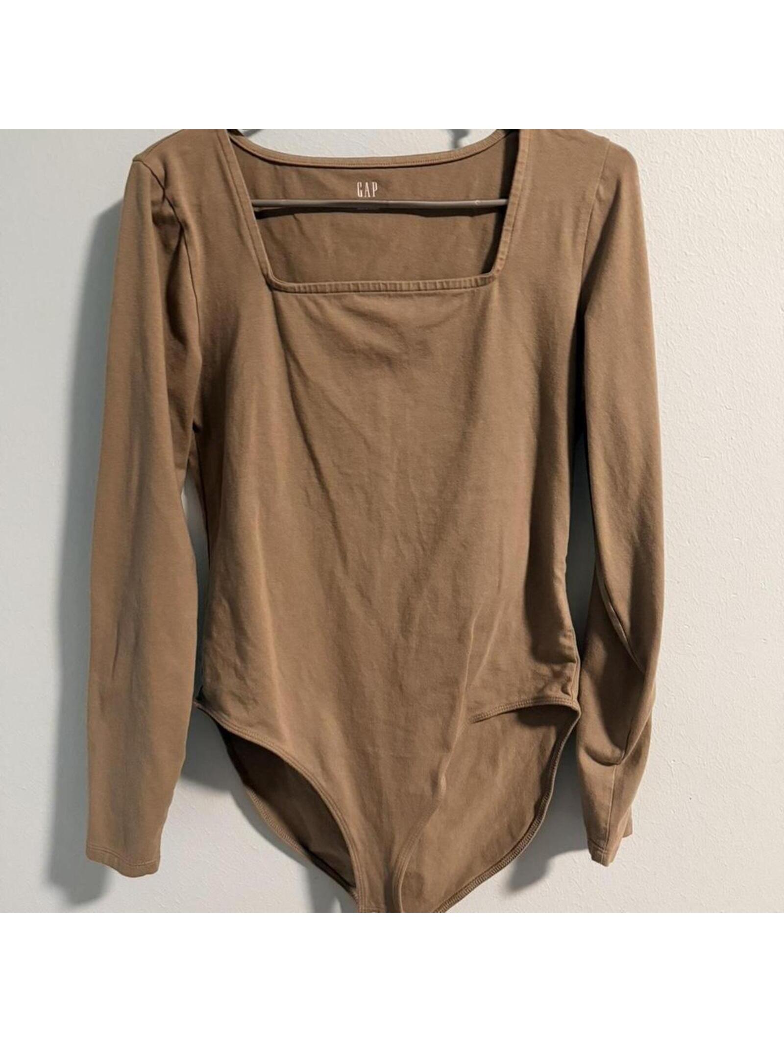 Gap Women's Tan And Brown Bodysuit